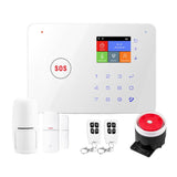 Tuya Smart Wifi Home Alarm System Gsm Alarm System Sim Karte Home Security Wireless Kit Alexa IFTTT Voice Control