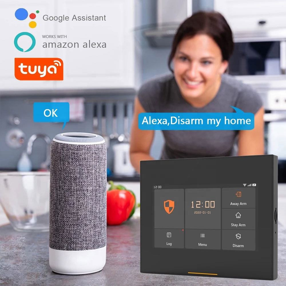 Tuya Smart GSM WIFI Home Alarms System  Big Kits For Home Security