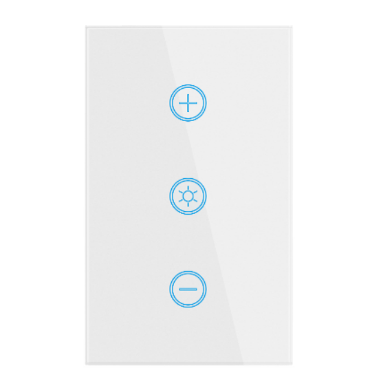 US Standard Tuya WiFi Smart Dimmer Touch Switch Alexa Google Home Smartlife APP Control Dimmable Wall Switch